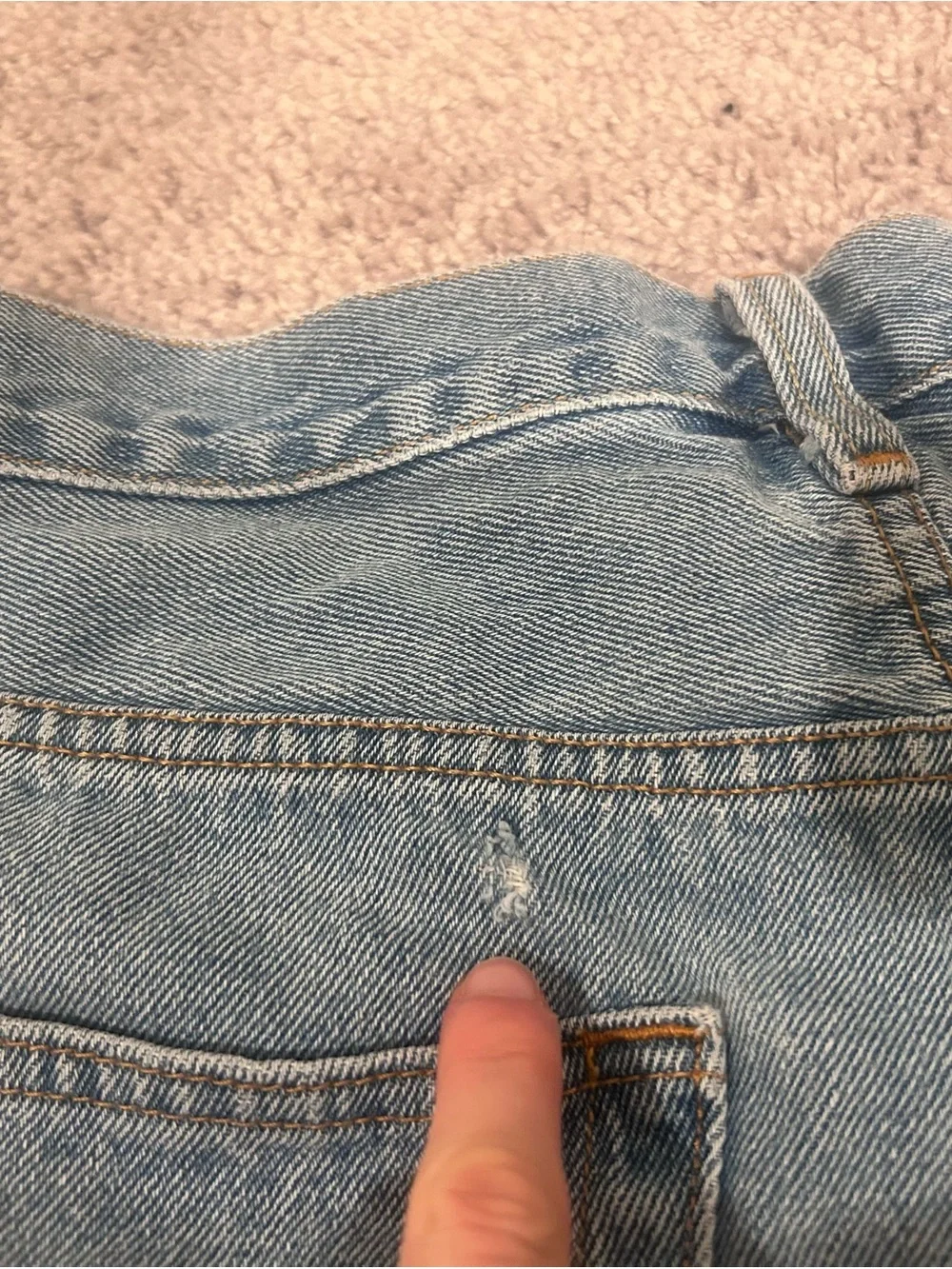 Levi’s relaxed fit 550 denim jort short y2k mens size 32
